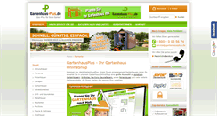 Desktop Screenshot of gartenhausplus.de